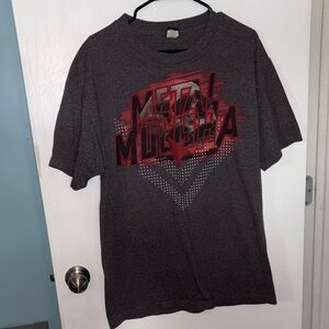 Metal Mulisha Charcoal and Red Graphic Tee
